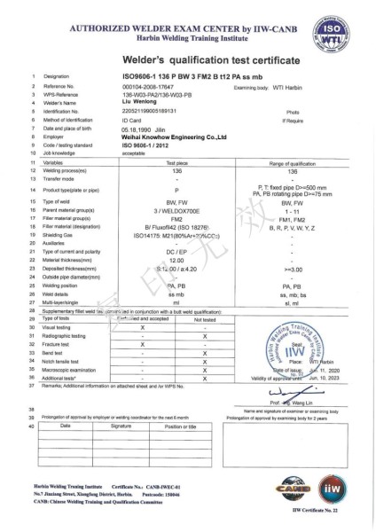 FCAW-FM2-PA（ss，mb）---Liu Wenlong