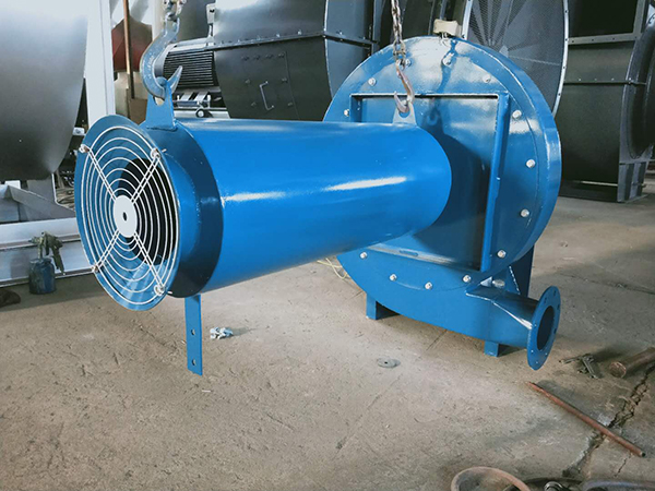 High pressure fan combustion fan